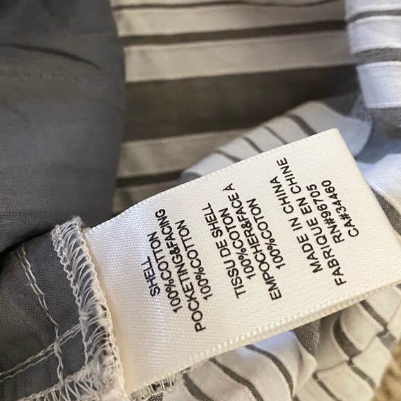 La Vie Rebecca Taylor Corded Striped Shorts - Picture 11 of 11